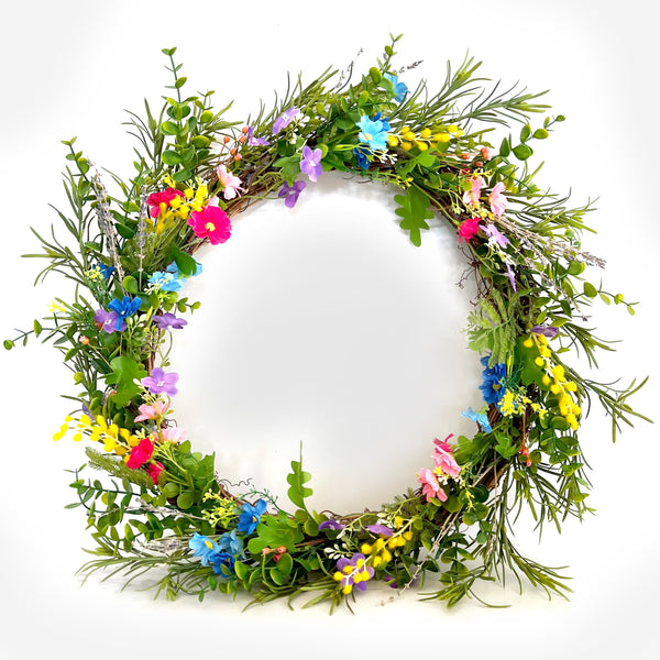 Wildflower Wreath – Just Greenery